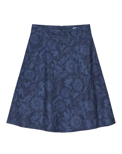 Mads Nørgaard - Lazor Denim Stelly Nederdel - Sunflower